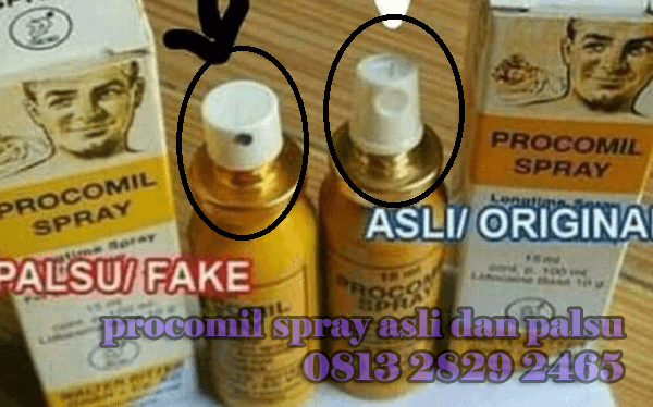 ciri procomil spray asli